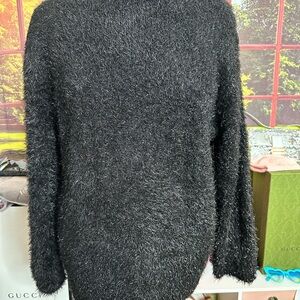 NEW Calvin Klein Black Textured Sweater Sz L